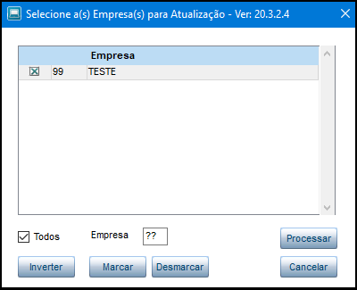 Selecionar Empresas
